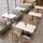 360Home Esszimmertisch 120 x 75 x 60 cm schwarz/weiß