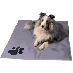 Große Kühlmatte für Hunde, selbstkühlende Haustiermatte mit Pfotenmuster   versch. Farben