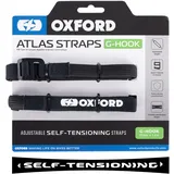 Oxford Atlas G-Haken, 17 mm x 1,2 m, Schwarz, 1 Paar