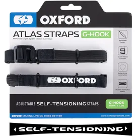 Oxford Atlas G-Haken, 17 mm x 1,2 m, Schwarz, 1 Paar