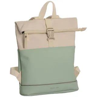 Daniel Ray Rucksack Allentown mit Rolltop-Verschluss - Wasserabweisende Rolltop-Tasche in Mint Green