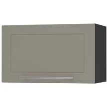 Feldmann-Wohnen Klapphängeschrank Kvantum 60 x 36 x 32,5 cm Beige/Schwarz