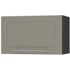 Feldmann-Wohnen Klapphängeschrank Kvantum 60 x 36 x 32,5 cm Beige/Schwarz