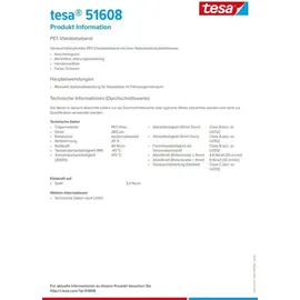 Tesa Gewebeband 51608 19 mm x 15 m 1 St.