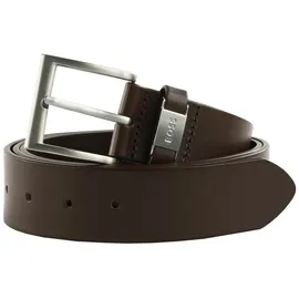Boss Herrengürtel Leder 125 cm Braun