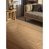 HANSE HOME Juteteppich Teppich Juno", braun Natur braun), B:200cm H:9mm L:300cm, Jute, Teppiche, Teppich, Jute, Shape, Handgemacht, Wohnzimmerteppich, Naturteppich, Wohnzimmer