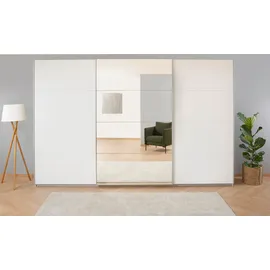 Rauch Schwebetürenschrank RAUCH "Kleiderschrank Schrank Garderobe BESTSELLER KOLUNA mit Spiegel", weiß (alpinweiß), B:360cm H:210cm T:62cm, Holzwerkstoff, Schränke, Schwebetürenschrank, inkl. 2 Innenschubladen sowie extra Einlegeböden MADE IN GERMANY, Topseller