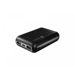 Natec Trevi Compact Powerbank 10000 mAh - Schwarz