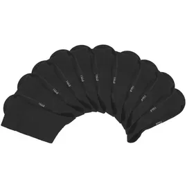 H.I.S. Freizeitsocken 10 Paare Schwarz 35-38