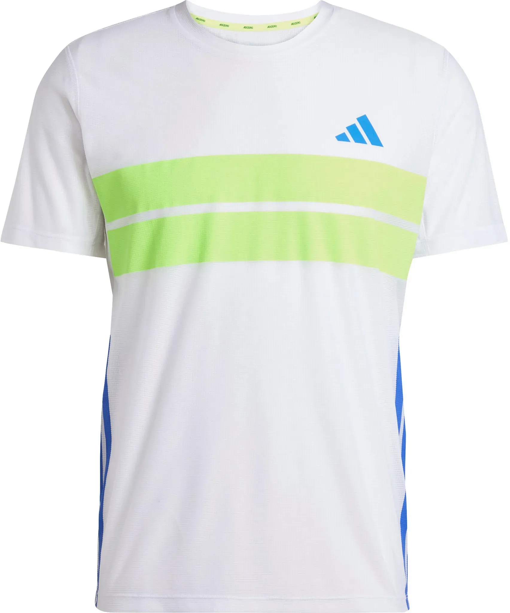 adidas ADIZERO Funktionsshirt Herren in white-luclem, Größe XL - weiß