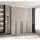abiks möbel Drehtürenschrank COMO 200 x 245,5 x 50 cm Schwarz