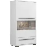 PLACES OF STYLE Vitrine »Piano«, UV lackiert, Soft-Close Funktion weiß