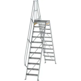 Günzburger MUNK Aluminium-Überstiege 60° 11 Stufen