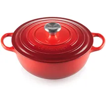 Le Creuset Signature La Marmite Bräter 26 cm kirschrot