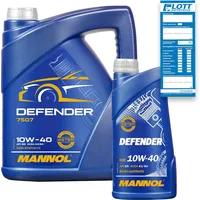 6L MOTORÖL MANNOL DEFENDER 10W-40 10W40 MOTORENÖL MN7507-5 passend für MB 229.1 + VW 505.00