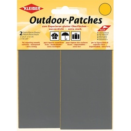 Kleiber + Co.GmbH Outdoor-Patches, 2, Grau, Mittel