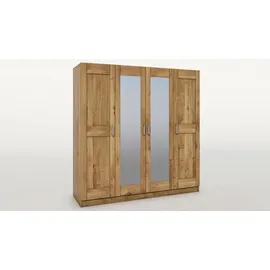 Elfo Kleiderschrank Toni 4S 60 x 205 x 0 cm Braun