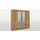 Elfo Kleiderschrank Toni 4S 60 x 205 x 0 cm Braun