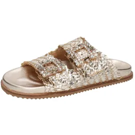 Melvin & Hamilton Pantoletten Damen Eve 1 Gold 37 - 37 EU