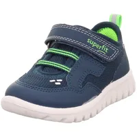Superfit SPORT7 MINI Sneaker, Blau/Hellgrün 8000, 30 EU