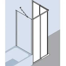 Kermi Ibiza 2000 Eckeinstiegshälfte 75 x 185 cm I2ED2075181AK