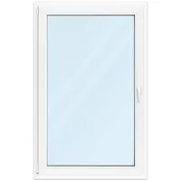 Fenster 90x140 cm, Kunststoff Profil aluplast IDEAL® 4000, Weiß, 900x1400 mm, einteilig festverglast, 2-fach Verglasung, individuell konfigurieren