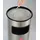 Wesco 150601-60 Kombi-Ascher aus Stahl, 30 mit Sieb Standascher, anthrazit