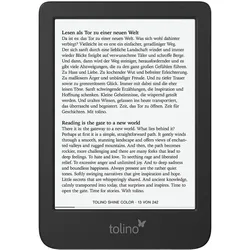 tolino shine color - Schwarz, eBook-Reader