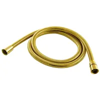 PaulGurkes Brauseschlauch Drehkonus 150cm Duschschlauch gold Metall 1,5m