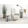 sit&more TV-Sessel Grenoble Kunstleder 71 x 110 x 82 cm Beige elektrisch
