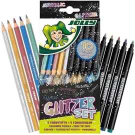 Jolly Glitzer-Set 10 St. mehrfarbig