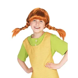 Freche Pippi Langstrumpf Kinderperücke - OS