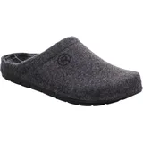 Rohde Herren Pantoffel Filz Hausschuh Memoryfußbett Rodigo-H 6744, Größe:43 EU, Farbe:Grau - Grau - 43
