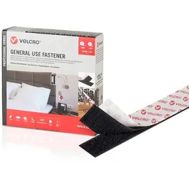 FP VELCRO Klettband General Use Fastener 5m Hakenband+Flauschband 20mm Schwarz