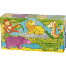 GoKi Würfelpuzzle Safari und Arktis