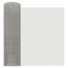 vidaXL Maschendrahtzaun 40 x 500 cm Silber/Edelstahl