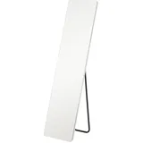 Homcom Ganzkörperspiegel, 150 x 40 cm Standspiegel mit LED-Beleuchtung, Transparent Metall, 3x150x40 Spiegel,