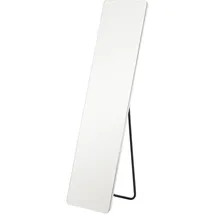 Homcom Ganzkörperspiegel, 150 x 40 cm Standspiegel mit LED-Beleuchtung, Transparent Metall, 3x150x40 Spiegel,
