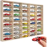 Deco Setzkasten Holz Sammlervitrine Für Autos 1:32 - 40 Fächer - Wandregal Für Miniaturen 78 X 49,5 X 5,5 Cm