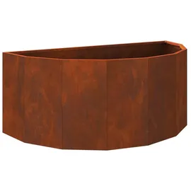 vidaXL Pflanzkübel Rostig 90 x 45 x 35 cm Wetterfeststahl 883695