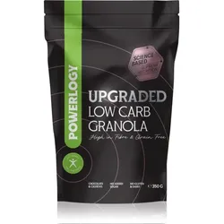 Powerlogy Upgraded Granola Müsli Low Carb Geschmack Dark Chocolate -Strawberry 350 g