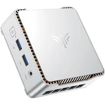 NiPoGi Pinova P2 Mini PC W-11 Pro, АMD Ryzen 4300U(bis zu 3,70 GHz), 16 GB DDR4 512 GB M.2 SSD Mini Desktop Computer, HDMI 2.0, DP, Typ-C, 4K Triple Display Micro-PC mit VESA für Schule/Büro/Heim.