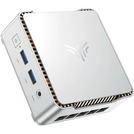 NiPoGi Pinova P2 Mini PC W-11 Pro, АMD Ryzen 4300U(bis zu 3,70 GHz), 16 GB DDR4 512 GB M.2 SSD Mini Desktop Computer, HDMI 2.0, DP, Typ-C, 4K Triple Display Micro-PC mit VESA für Schule/Büro/Heim.