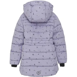 Color Kids Steppjacke COJacket - Quilt - Long - AOP 741764 modische Steppjacke in lila | Gr.: 152