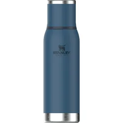 Isolierflasche 0,75L 'To-Go' Thermoskanne Kaffee Doppelwandig Edelstahl Wandern 750ML