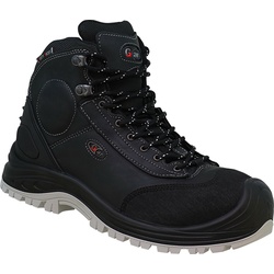 Garsport® Arbeitsschuhe GAR S3 Stiefel niedrig Größe 42 Sicherheitsstiefel schwarz