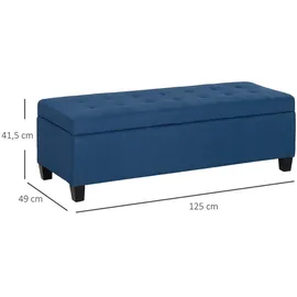 Homcom Sitzbank Polyester, Eukalyptusholz