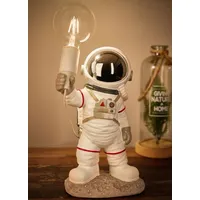 Brubaker Astronauten Tischlampe - 40 cm Weltraum Nachttischlampe mit