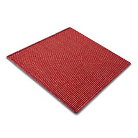 Floordirekt Katzen-Kratzteppich Katzen 5587 Rot Quadratisch 500 mm x 500 mm