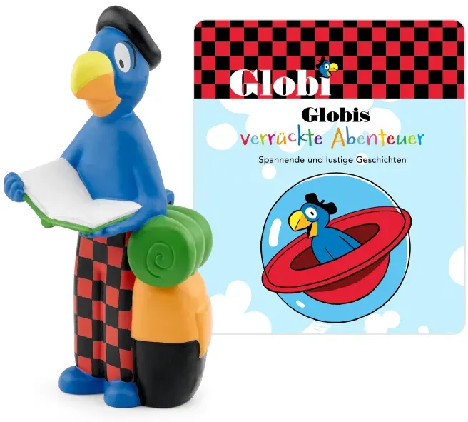 tonies - Hörfigur für die Toniebox: Globi: Globis verrückte Geschichten Abenteuer. Spannende und lustige Geschichten